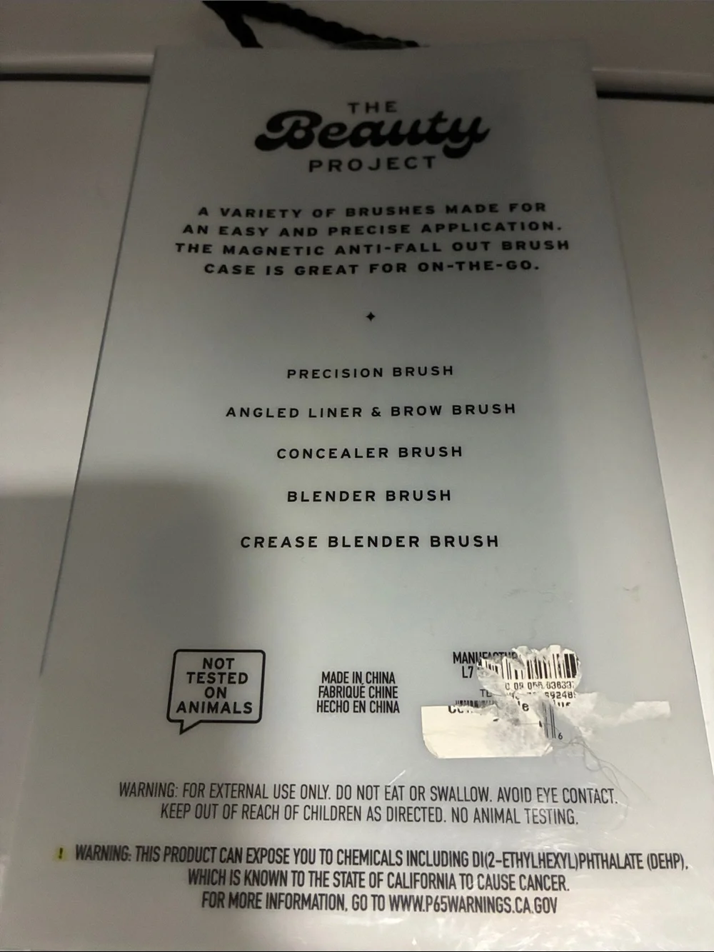 The beauty Project smoke free